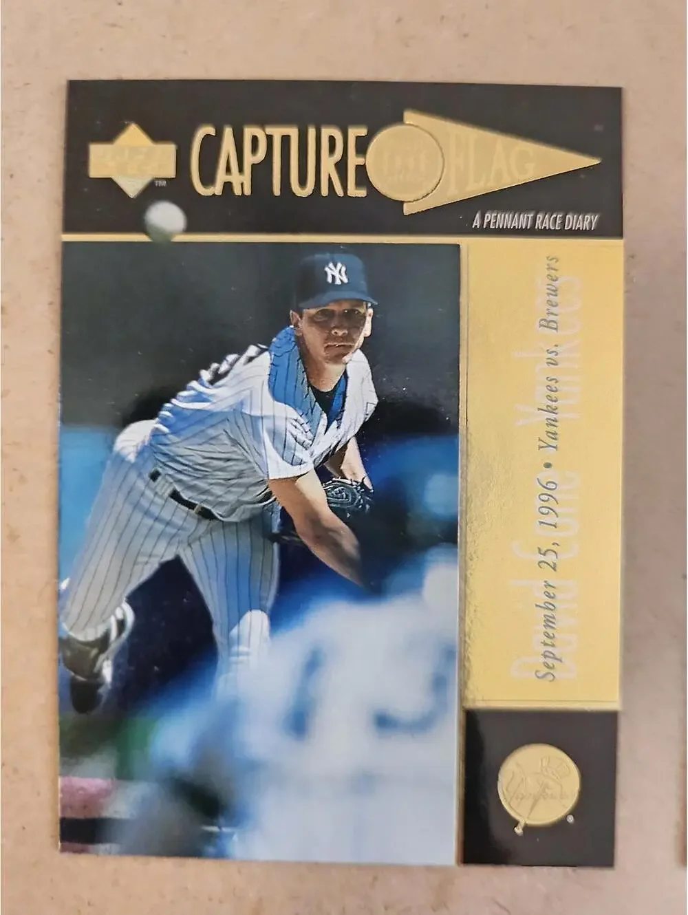 1997 Upper Deck Capture The Flag #382 DAVID CONE, New York Yankees